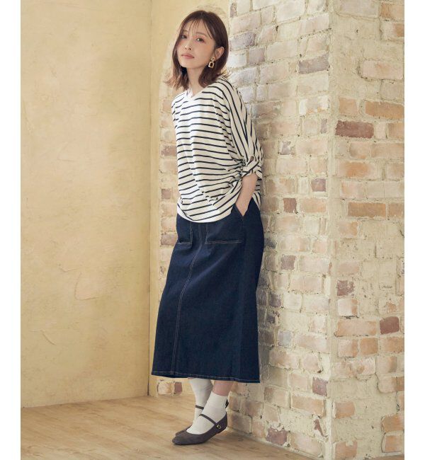 ikka「冷感ツイストドルマンプルオーバー」|プルオーバー|