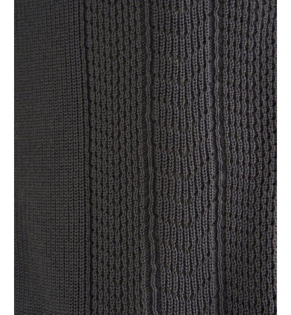 ikka「綿混サイドリボンニットベスト」|ニット・セーター|