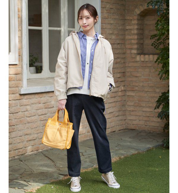 ikka「【雑誌InRed4月号掲載】キャンバスパイピングミニトートバッグ」|トートバッグ|