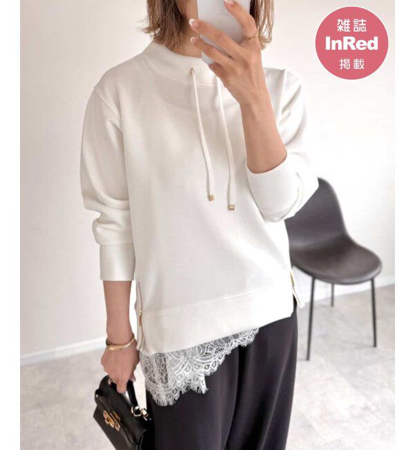 ikka「【雑誌InRed4月号掲載】GOKU楽カノコダンボールプルオーバー【親子コーデ】」|パーカー|