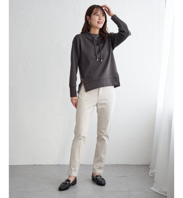 ikka「【雑誌InRed4月号掲載】GOKU楽カノコダンボールプルオーバー【親子コーデ】」|パーカー|