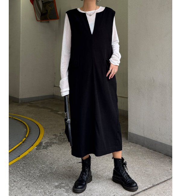 Lbc with Life「深Vネックジャンスカ」|ワンピース|