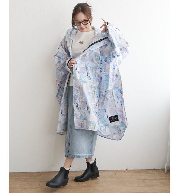 Lbc with Life「【撥水】KiU キウ スタンダードレインポンチョ 2」|傘|