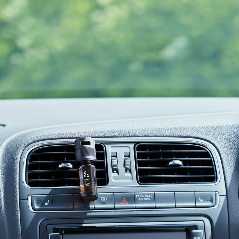 アットアロマ「ドライブタイムクリップ セット(B02・C02)」|アロマ・ルームフレグランス|オレンジ