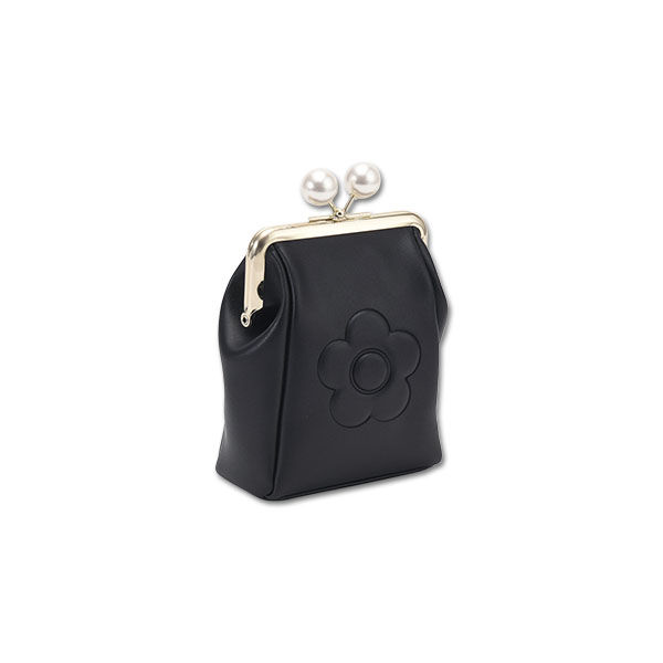 MARY QUANT「エンボスデイジーパール ガマ口マルチポーチ」|ポーチ|
