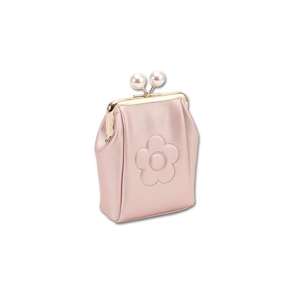 MARY QUANT「エンボスデイジーパール ガマ口マルチポーチ」|ポーチ|