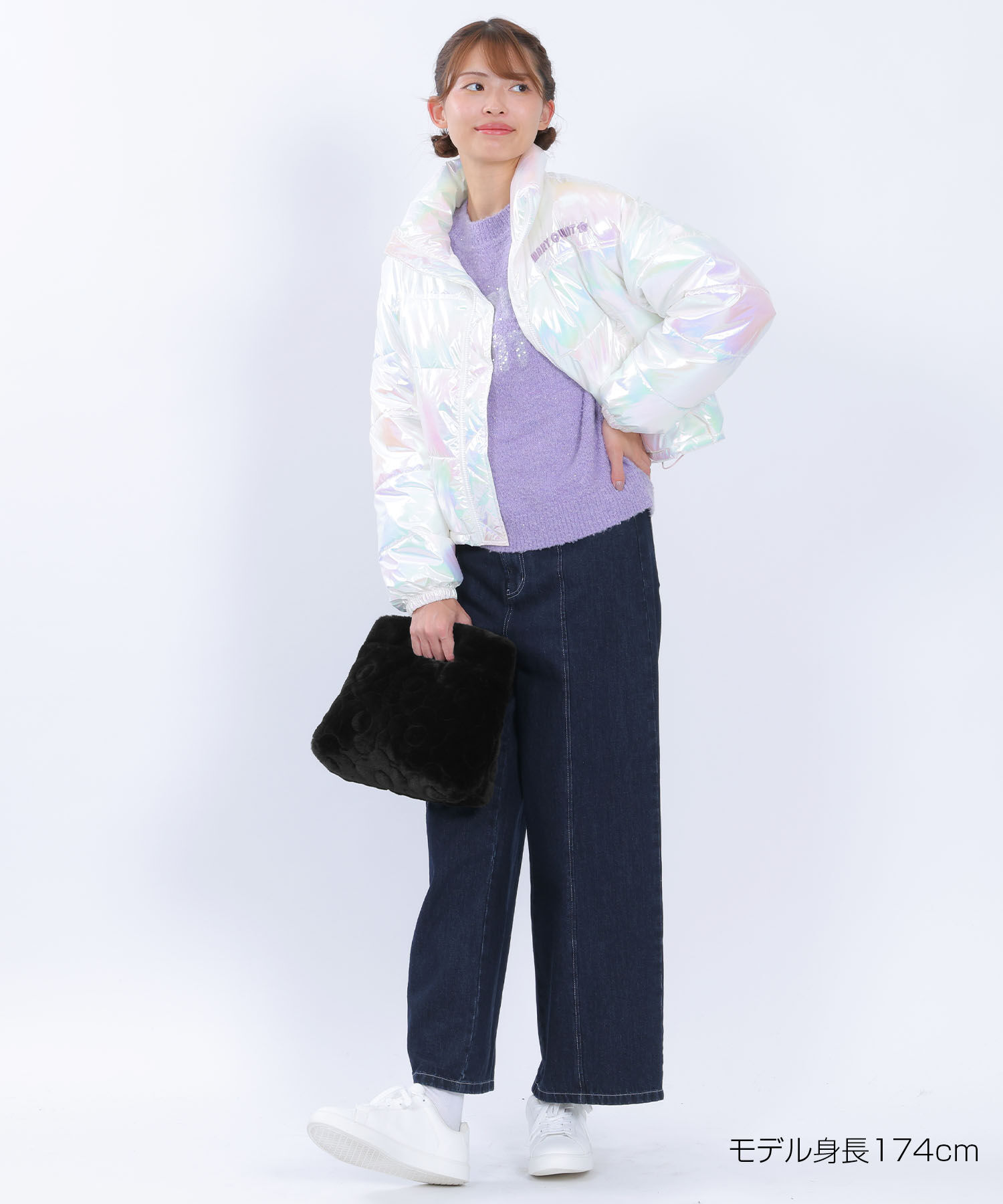 MARY QUANT「スパンコールニット プルオーバー」|プルオーバー|