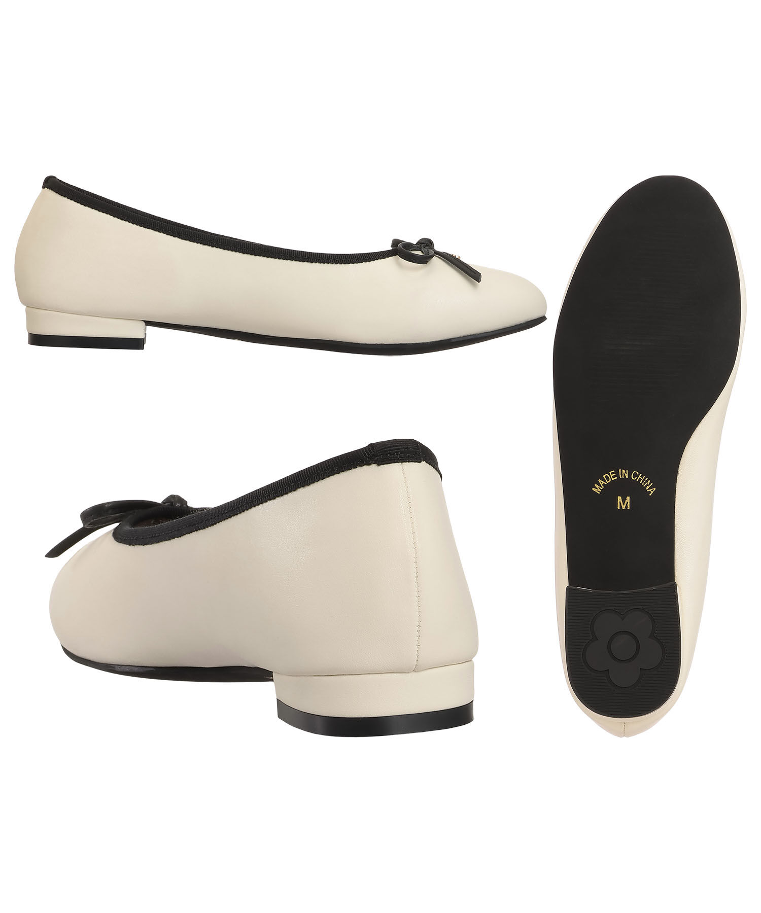 MARY QUANT「デイジーメタルバレエ シューズ」|バレエシューズ|