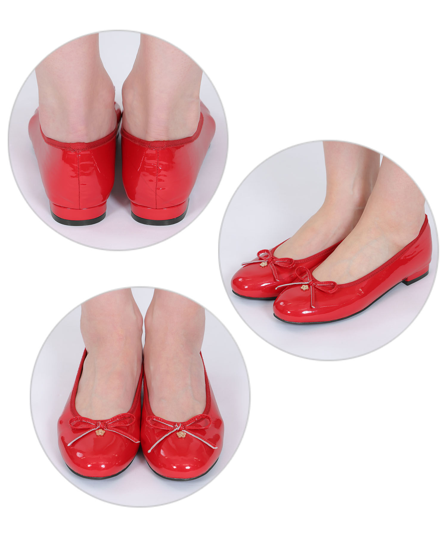 MARY QUANT「デイジーメタルバレエ シューズ」|バレエシューズ|