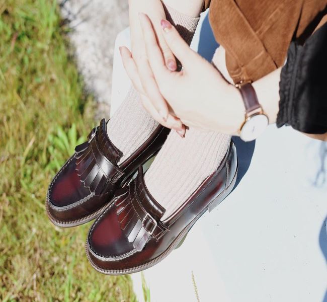 HARUTA「キルトレザーローファー #232」|ローファー|