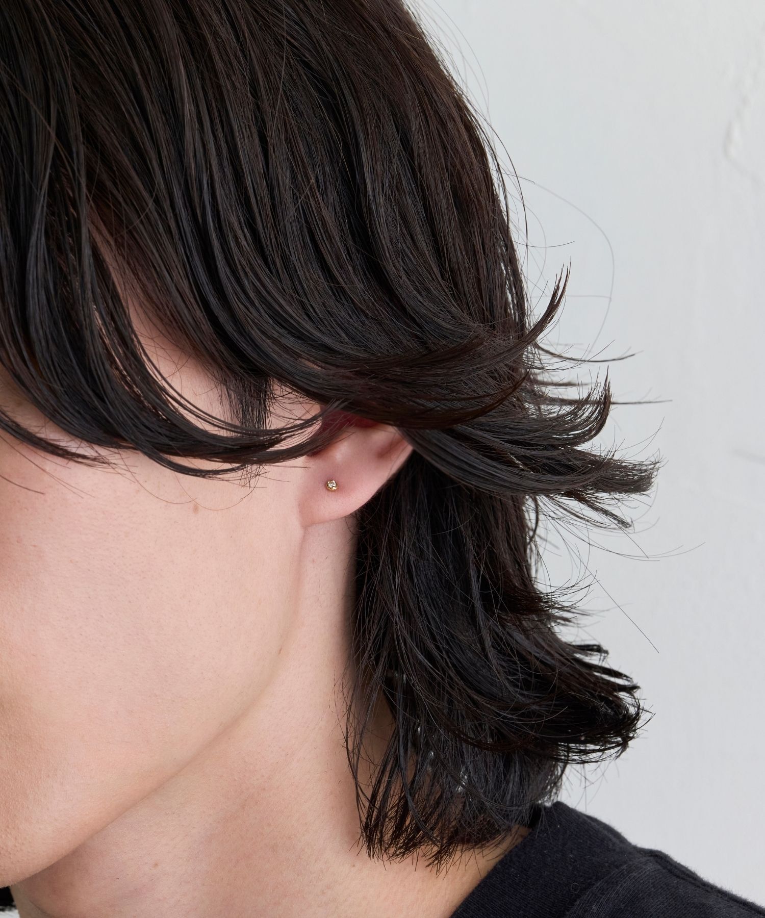 JUPITER「【K18】ベーシックダイヤモンドピアス /片耳」|ピアス|