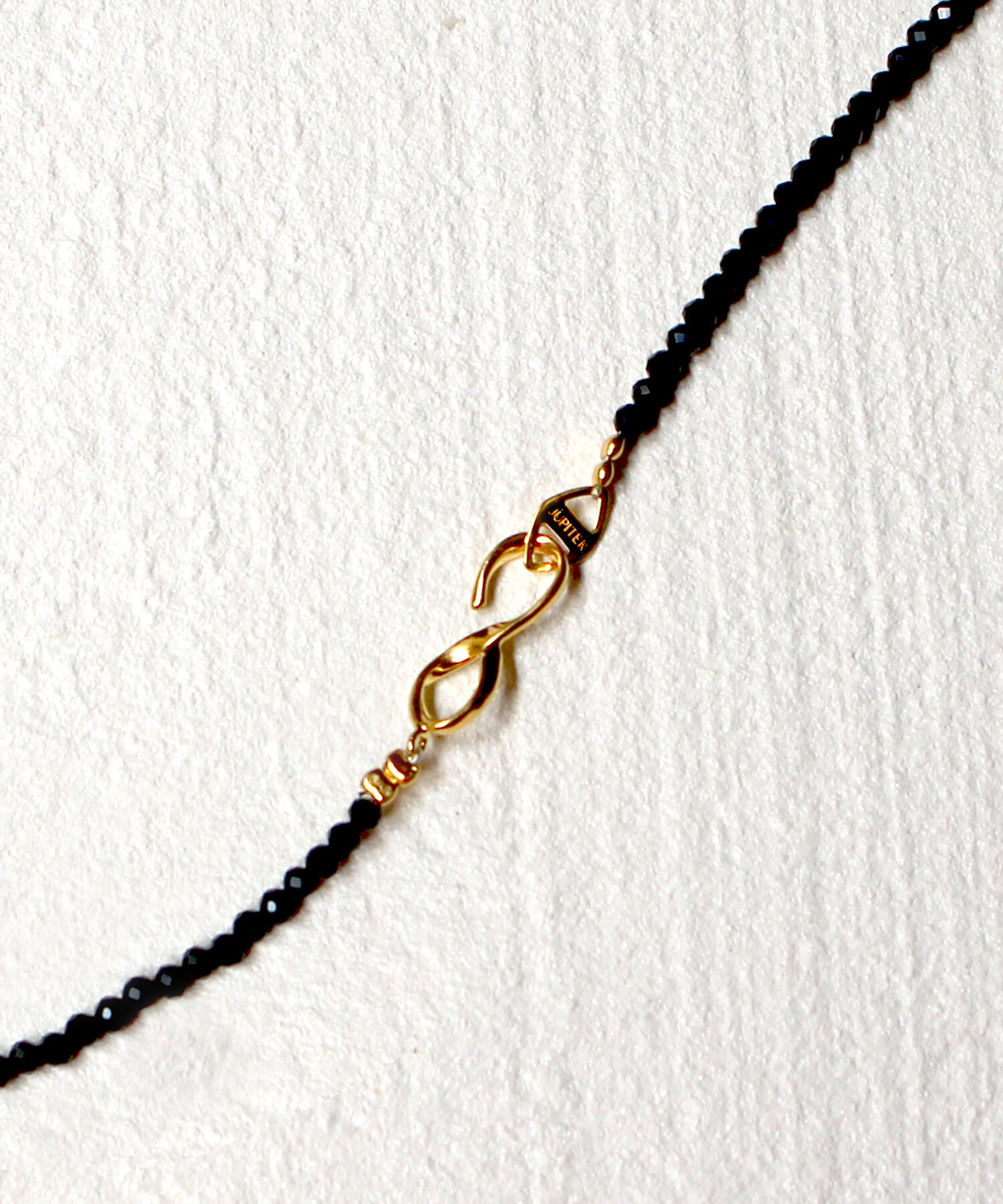 JUPITER「天然石ビーズネックレス/金属アレルギー対応/ニッケルフリー　オニキス」|ネックレス|