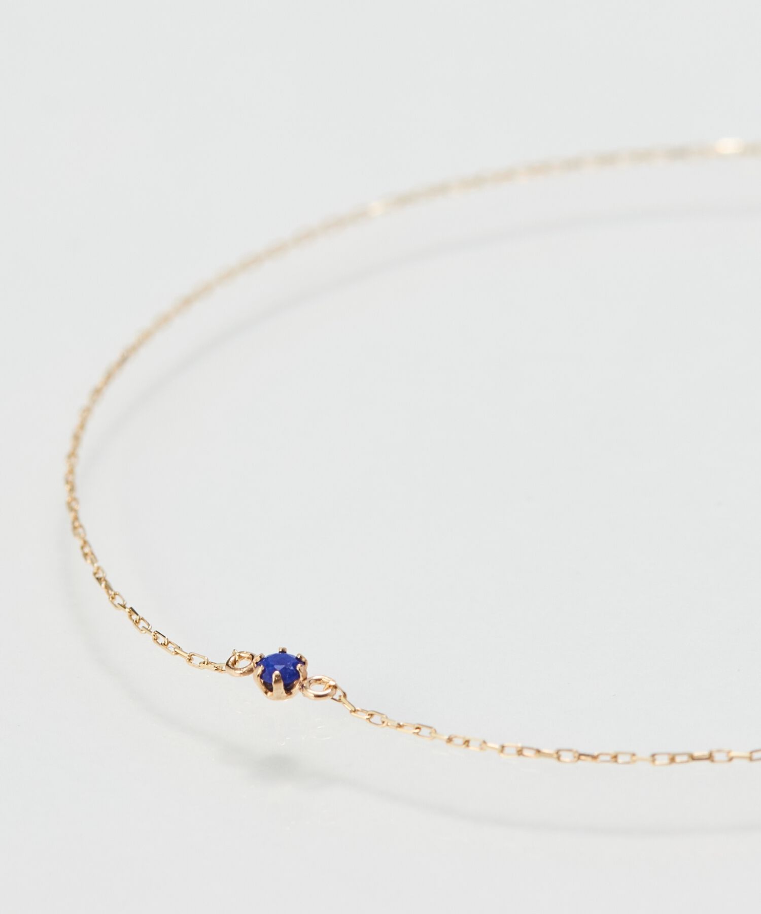 Phoebe「【K10】1粒カラーストーンブレスレット/天然石/ラピスラズリ/BOX付き」|ブレスレット・バングル|