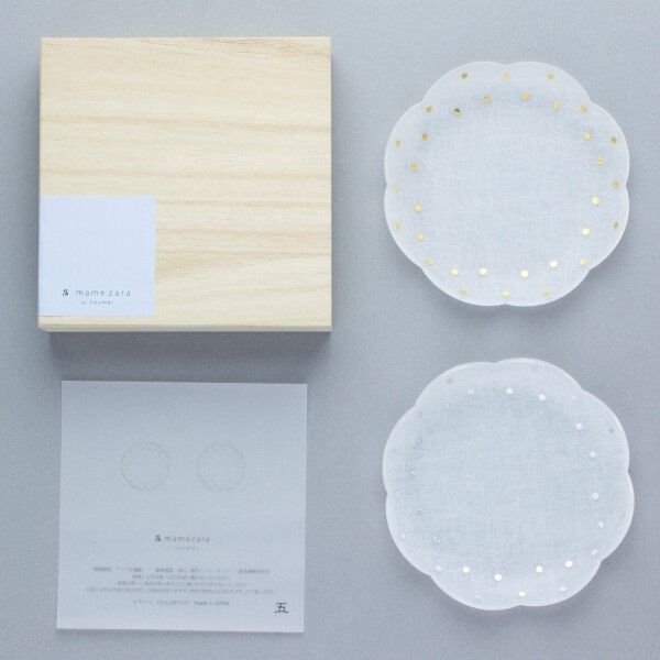 「箔マメザラ／ドット　２枚セット／ｔｏｕｍｅｉ」|食器・キッチングッズ|