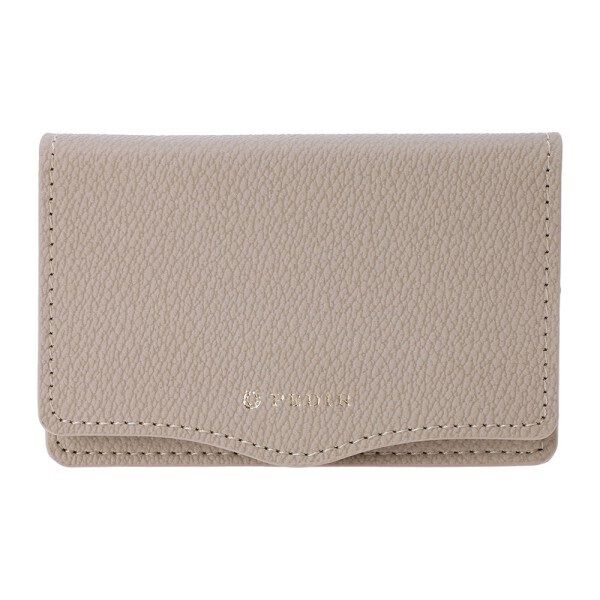 PEDIR「PEDIR(ペディール) マエストラーレ ネームカードケース マークス」|名刺入れ・カードケース|ベージュ