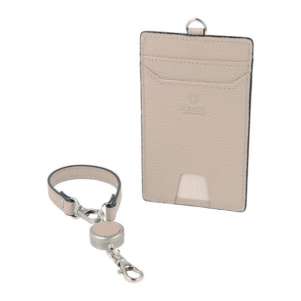 PEDIR「PEDIR(ペディール) ディアシュリンク 本革 リール付 シングルパスケース」|定期入れ|ﾗｲﾄｸﾞﾚｰｼﾞｭ