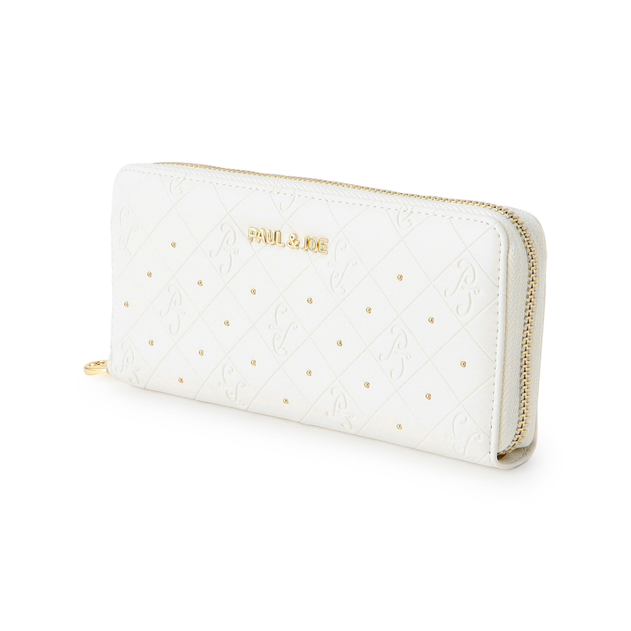 PAUL&JOE「ラウンド束入れ／ロゴエンボス」|財布|