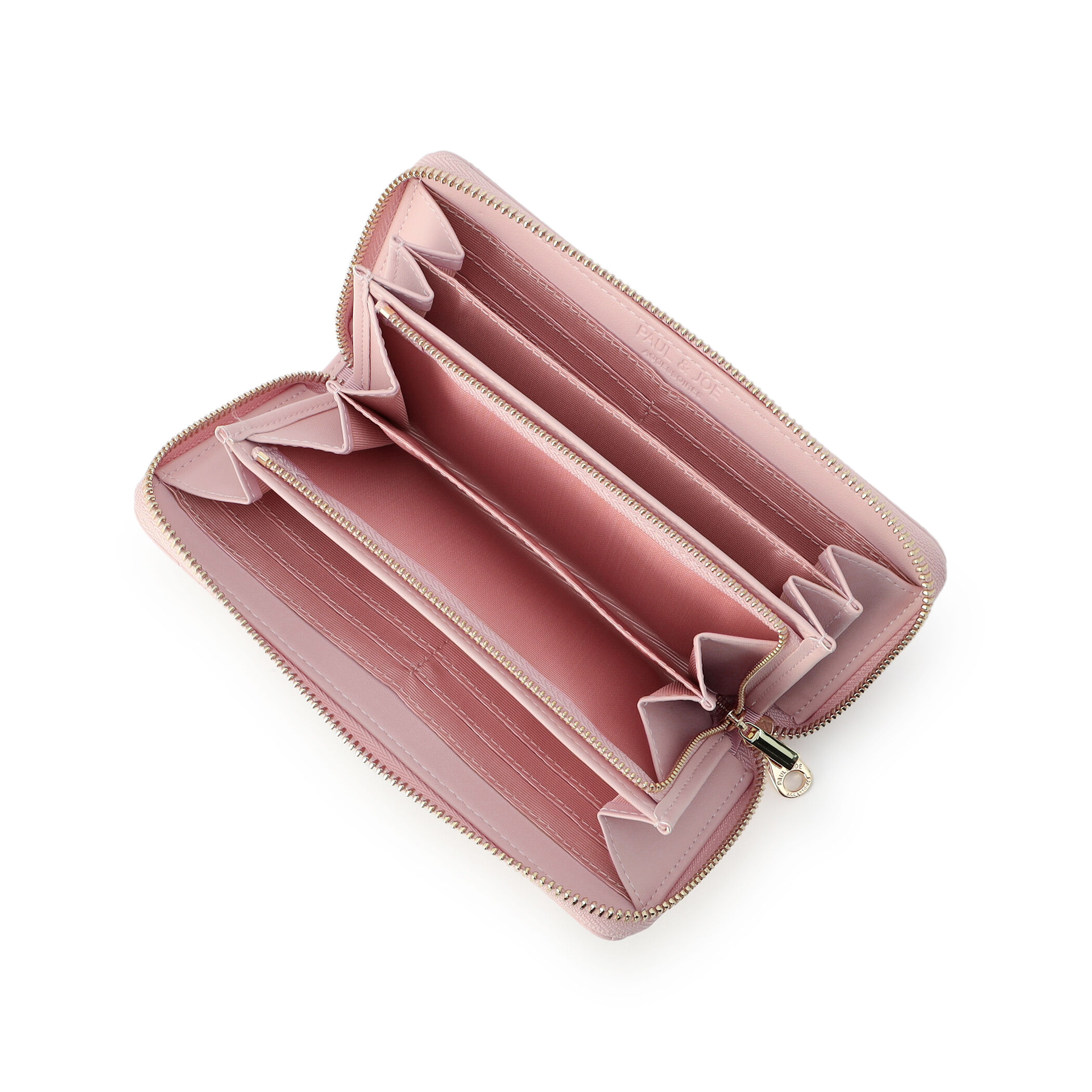 PAUL&JOE「ラウンド束入れ／ロゴエンボス」|財布|