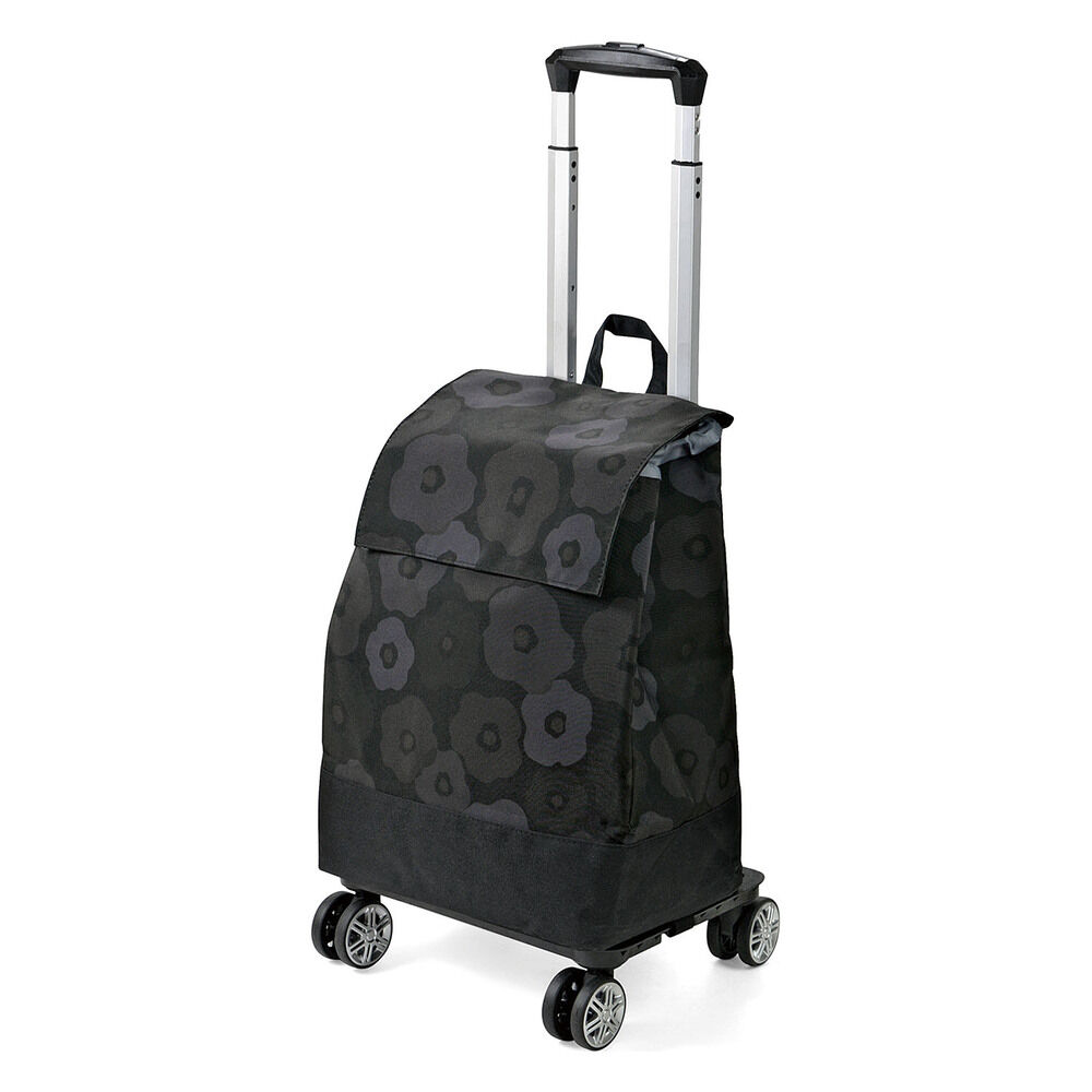 BACKYARD FAMILY「ショッピングカート 4輪 おしゃれ 通販 ショッピング キャリーバッグ ショッピングキャリー」|キャリーケース|ブラック1