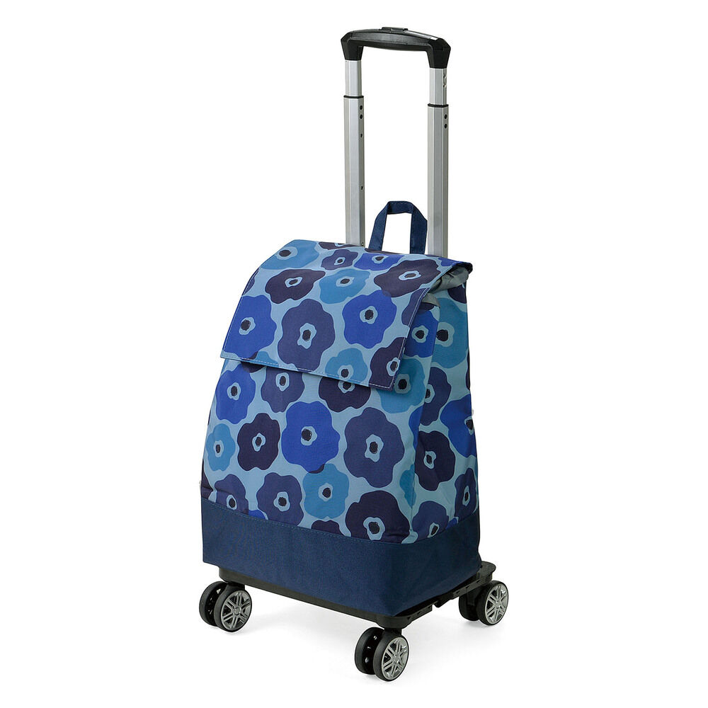 BACKYARD FAMILY「ショッピングカート 4輪 おしゃれ 通販 ショッピング キャリーバッグ ショッピングキャリー」|キャリーケース|ブルー1