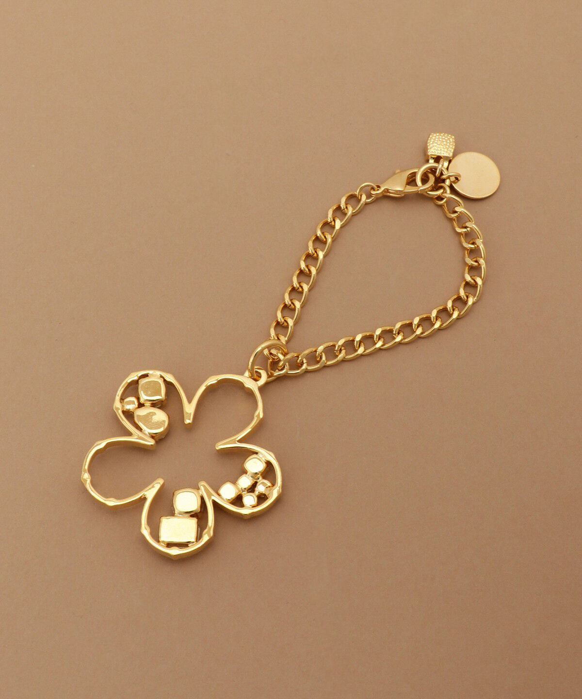 Samantha Thavasa「フラワービジューバッグチャーム」|チャーム・キーホルダー|