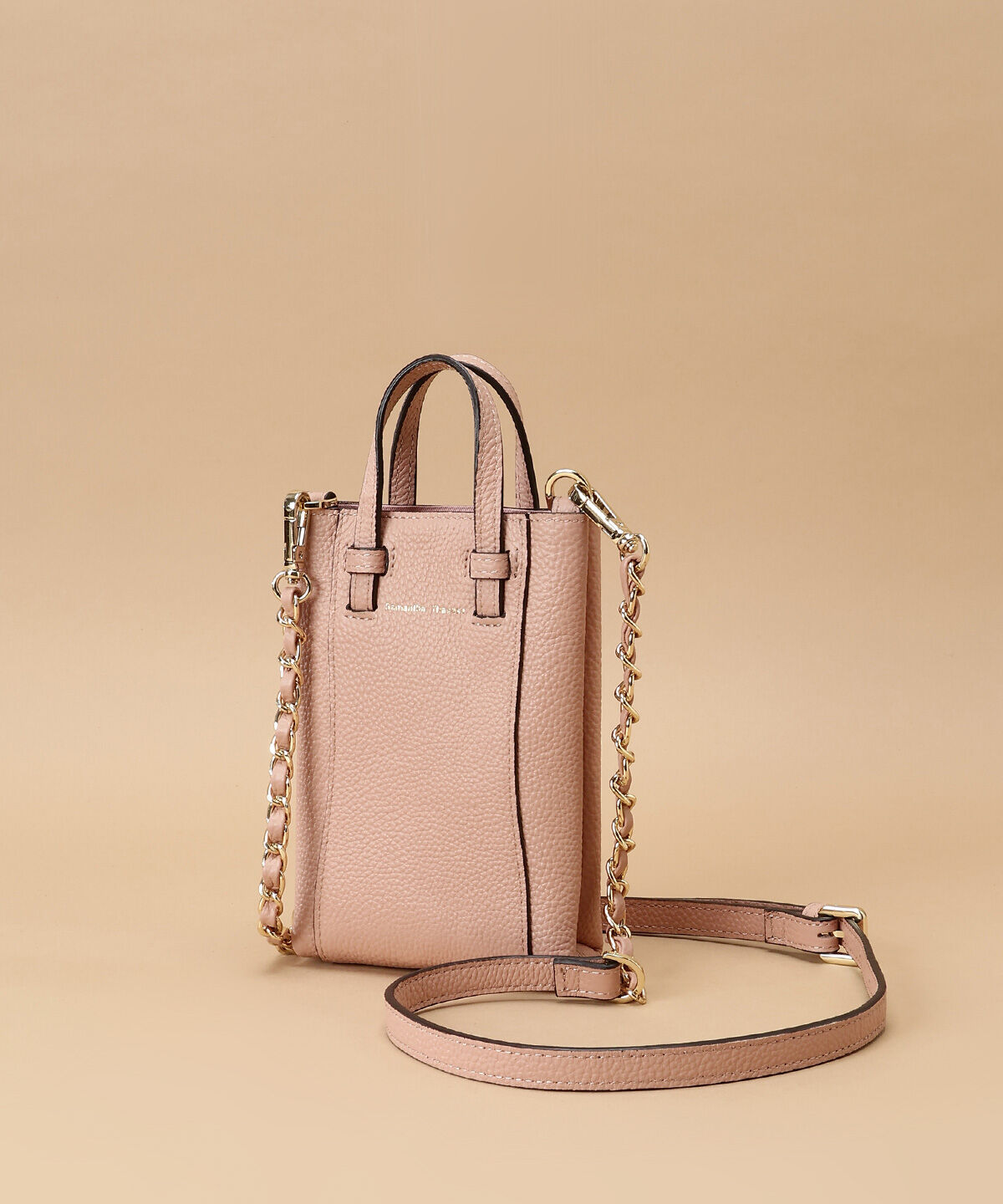 Samantha Thavasa「シンプルスクエア型 レザーミニショルダーバッグ」|ショルダー・メッセンジャー|