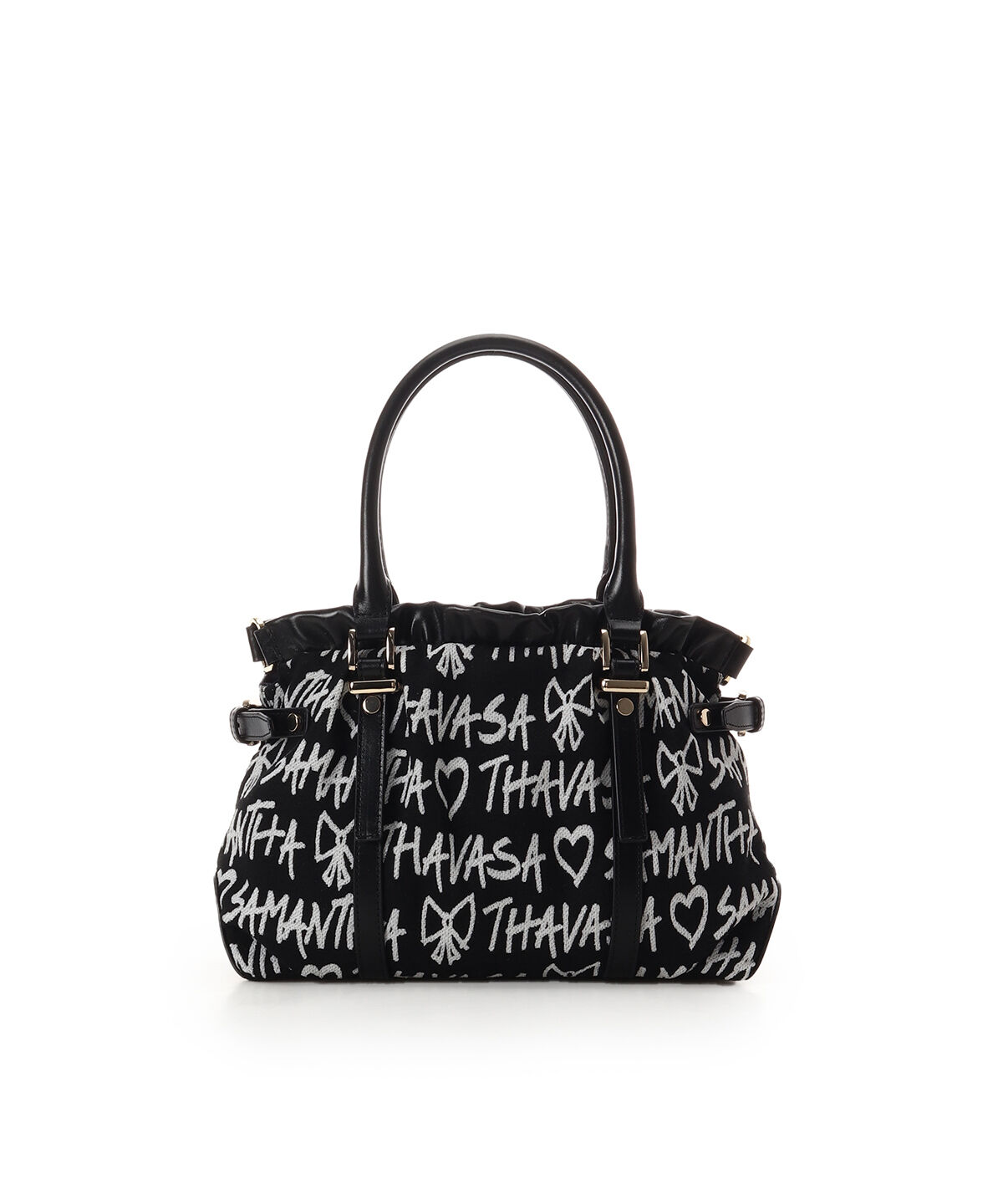 Samantha Thavasa「スクリッタ柄 サマンサ ルプリュ・ミニョン ハンドバッグ[Revival Collection]」|ハンドバッグ|