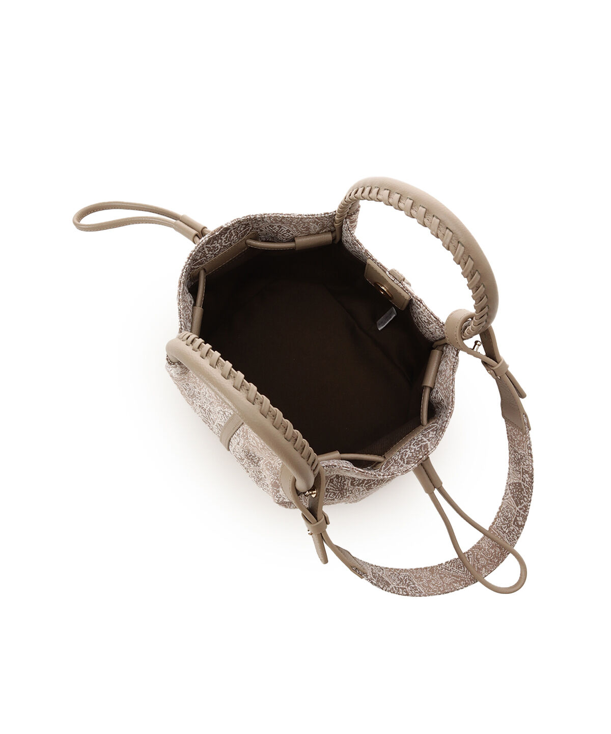 Samantha Thavasa「エキゾチックモチーフジャガード巾着バッグ」|ショルダー・メッセンジャー|