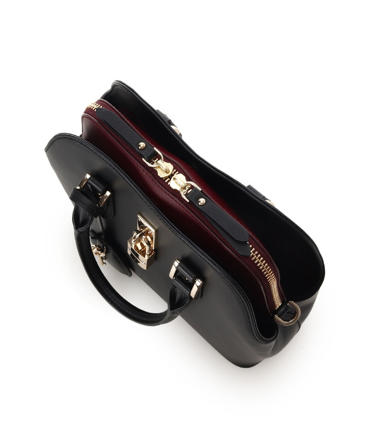 Samantha Thavasa「ハートモチーフレザーハンドバッグ 小サイズ」|ハンドバッグ|