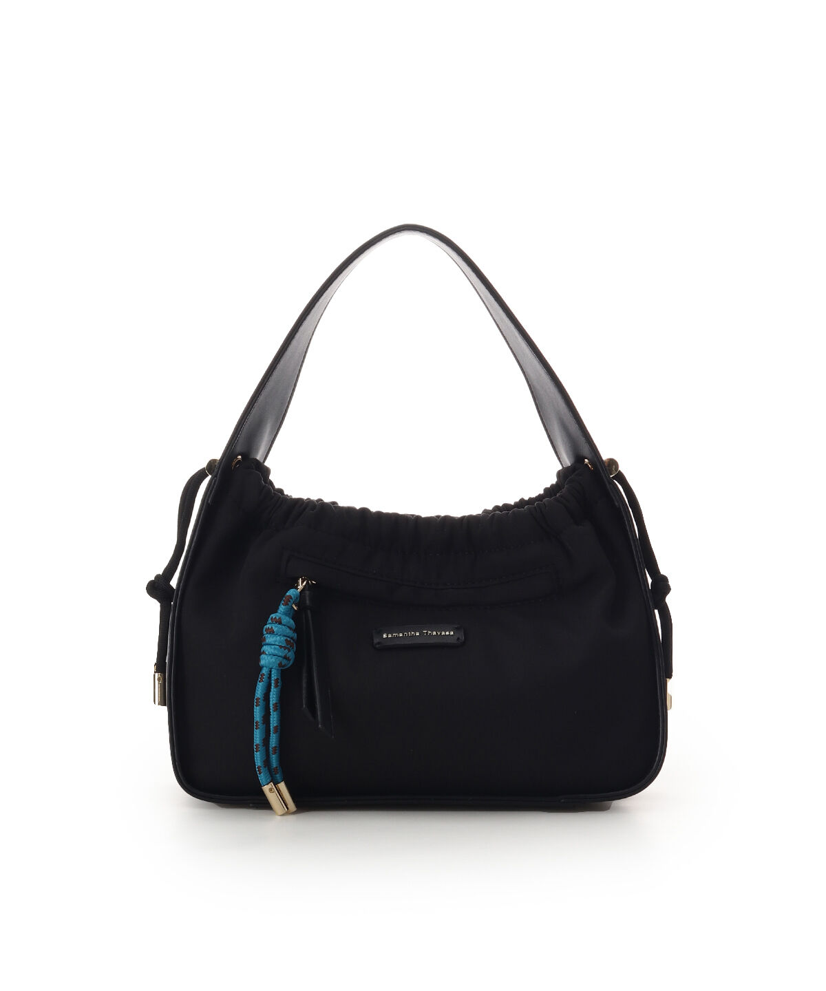 Samantha Thavasa「ボンディング ワンハンドルバッグ」|ハンドバッグ|ブラック