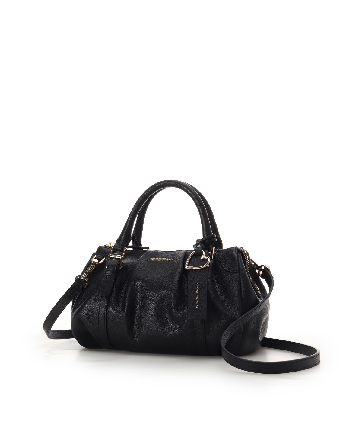 Samantha Thavasa「タックデザインソフトレザーハンドバッグ」|ハンドバッグ|