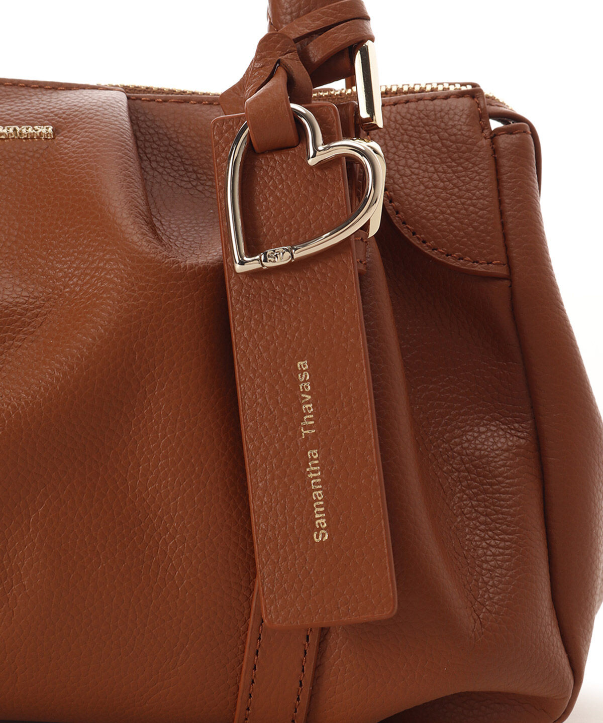 Samantha Thavasa「タックデザインソフトレザーハンドバッグ」|ハンドバッグ|