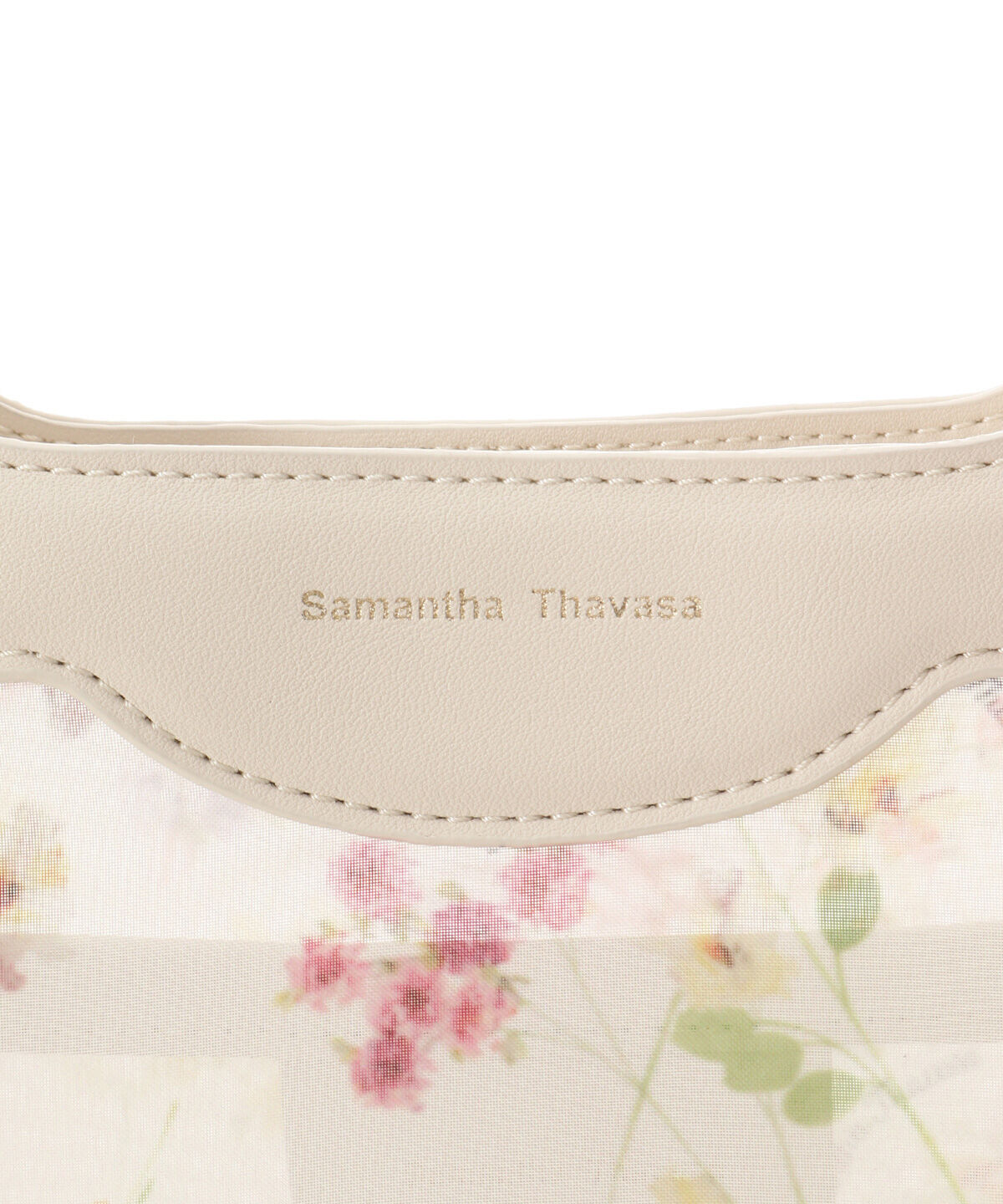 Samantha Thavasa「フラワーモチーフチュール トートバッグ」|トートバッグ|