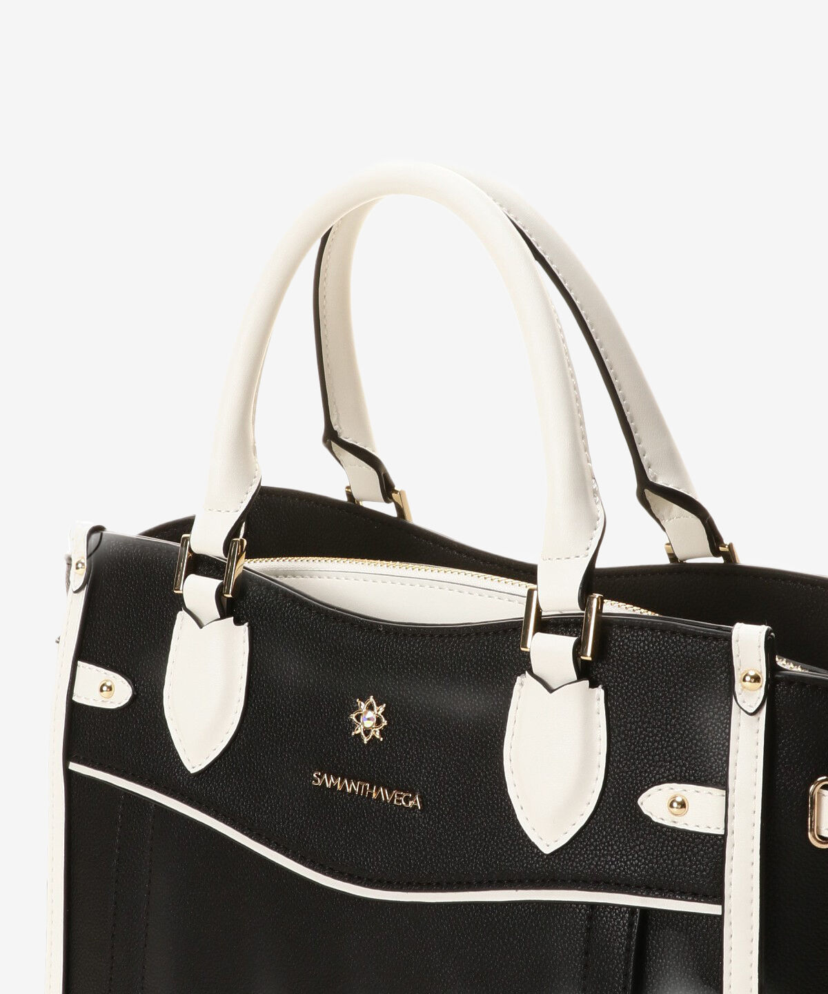 Samantha Vega「シンプルビジューハンドバッグ」|ハンドバッグ|