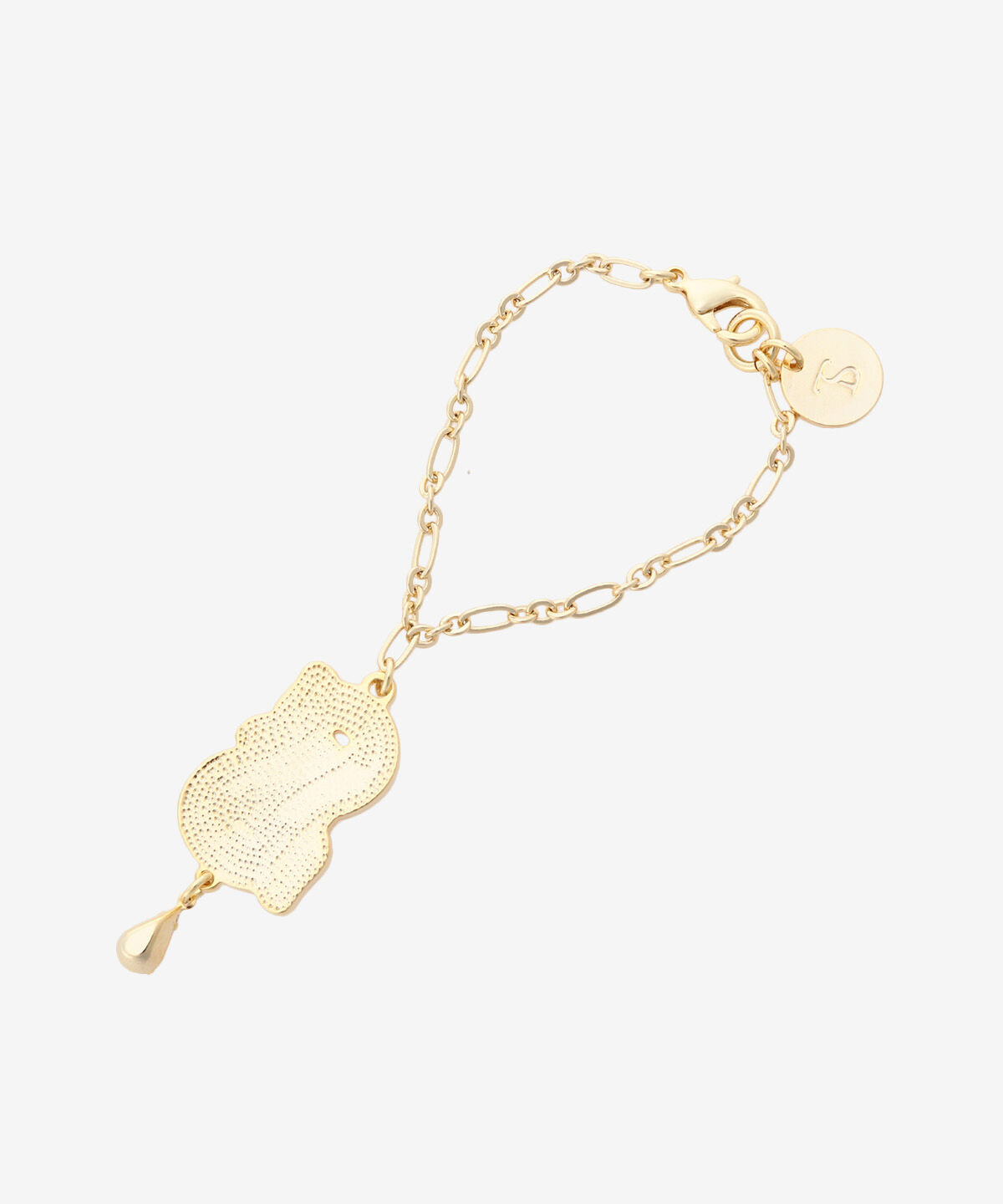 Samantha Vega「ドロップストーンイニシャルバッグチャーム（S）」|チャーム・キーホルダー|