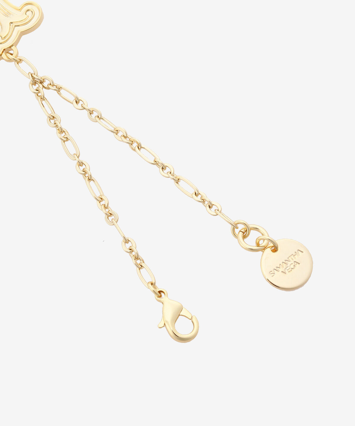 Samantha Vega「ドロップストーンイニシャルバッグチャーム（S）」|チャーム・キーホルダー|