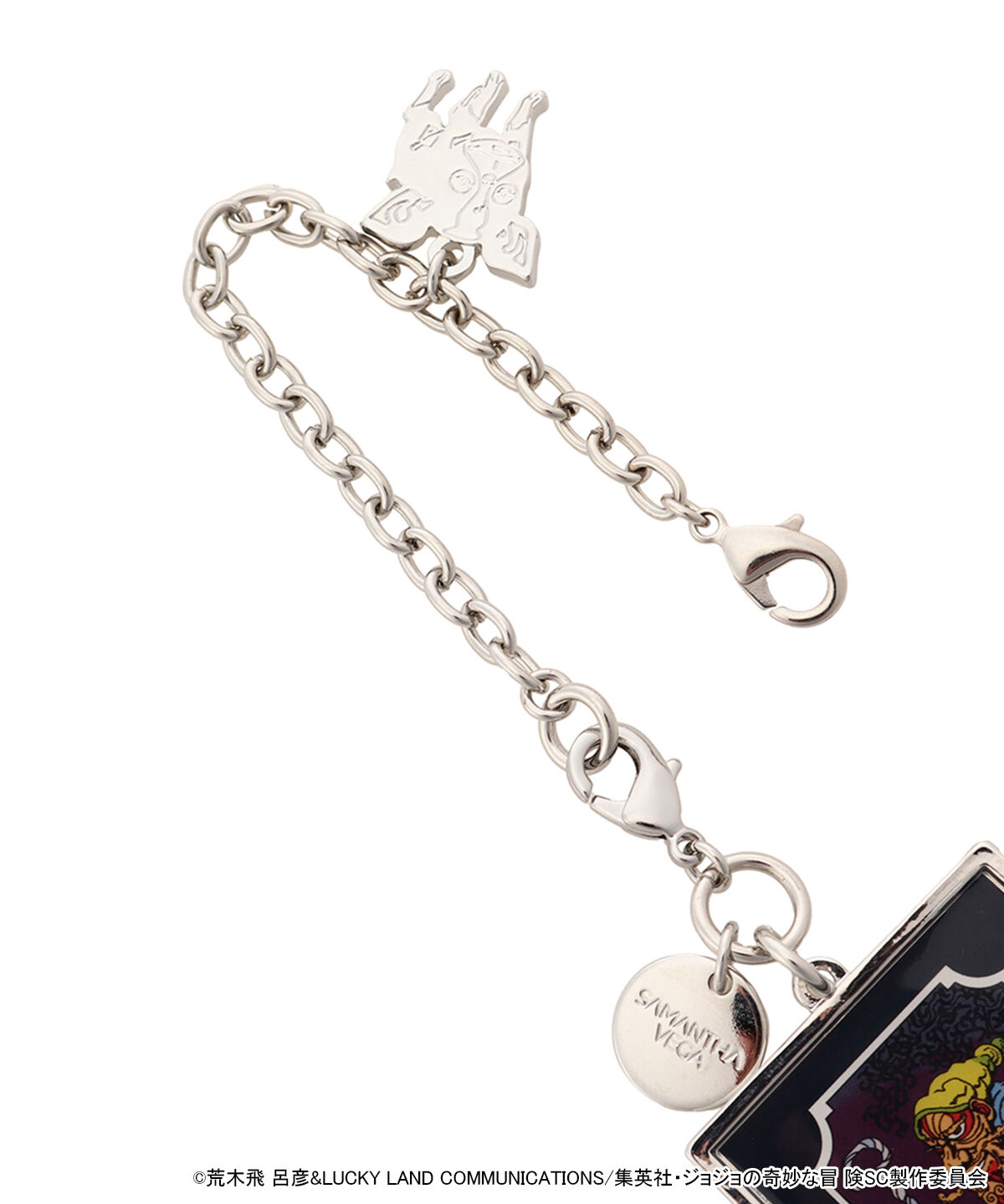 Samantha Vega「SAMANTHAVEGA&times;ｱﾆﾒ『ｼﾞｮｼﾞｮの奇妙な冒険 ｽﾀｰﾀﾞｽﾄｸﾙｾｲﾀ 」|チャーム・キーホルダー|