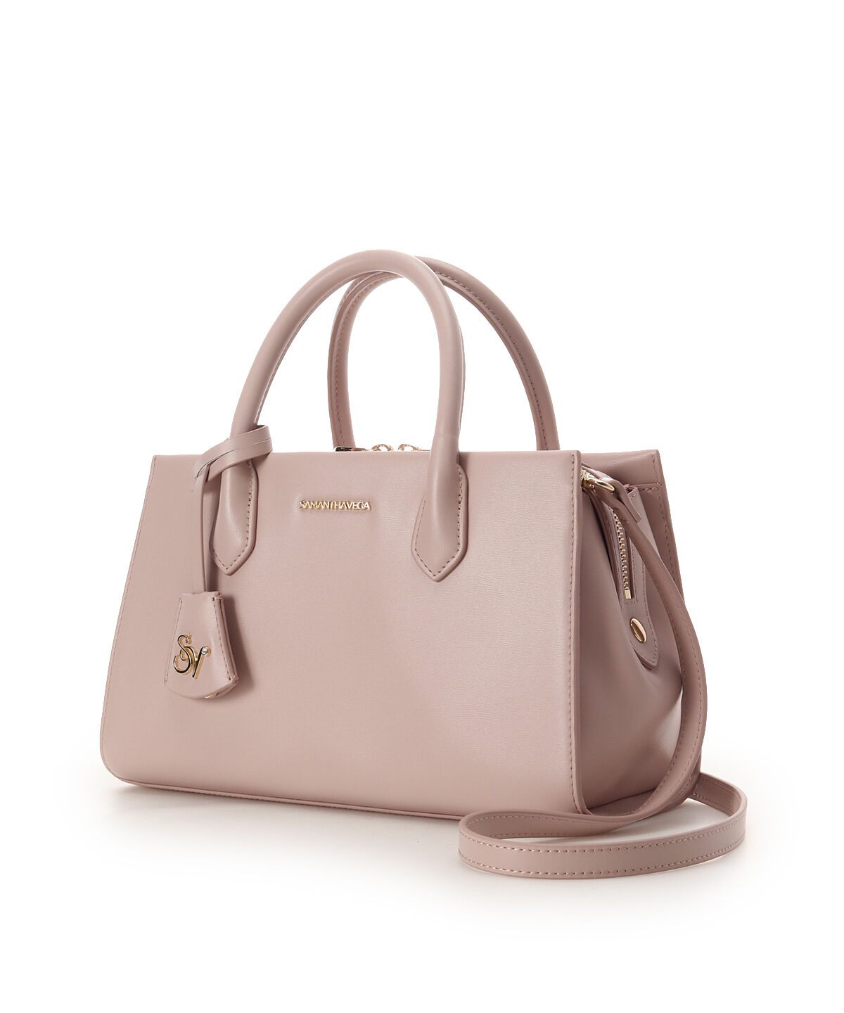 Samantha Vega「ロゴ金具ハンドバッグ」|ハンドバッグ|