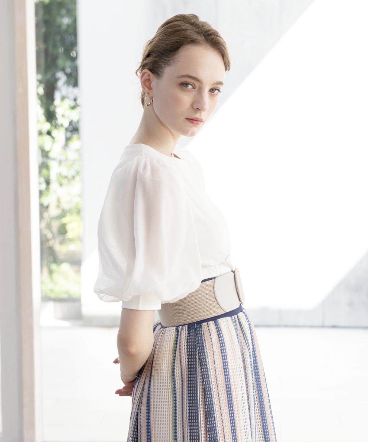 アンドクチュール「シアースリーブプルオーバー」|Tシャツ・カットソー|