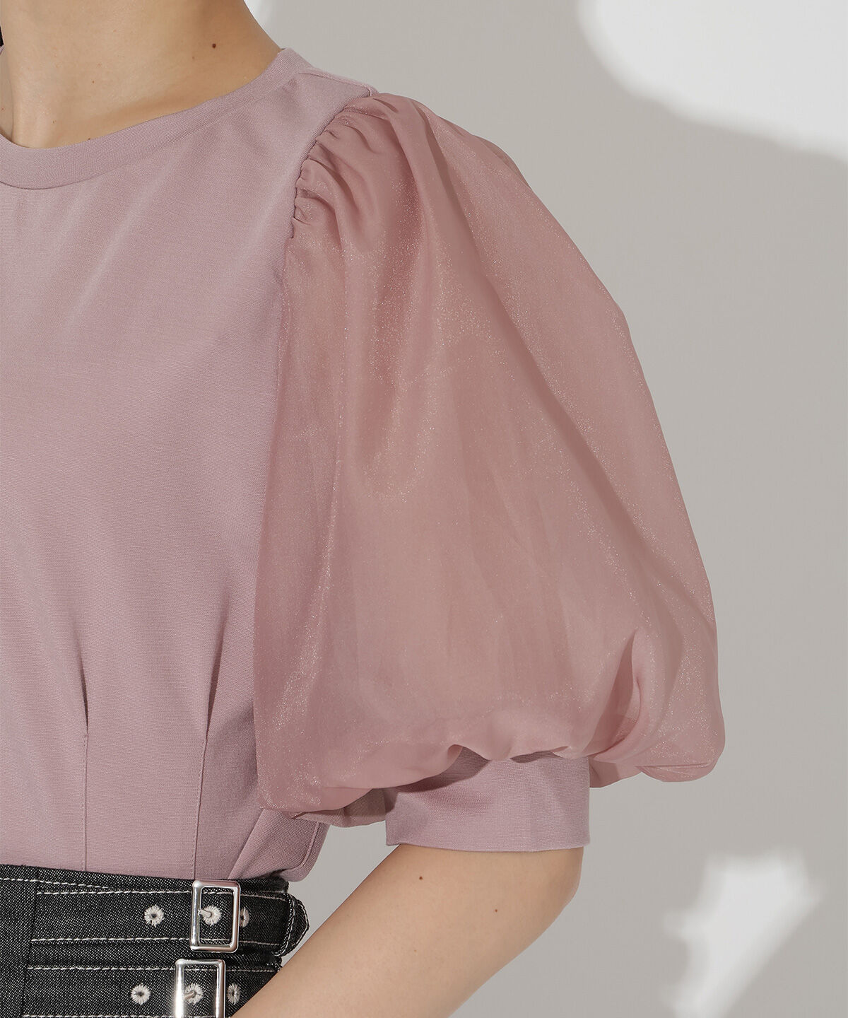 アンドクチュール「シアースリーブプルオーバー」|Tシャツ・カットソー|