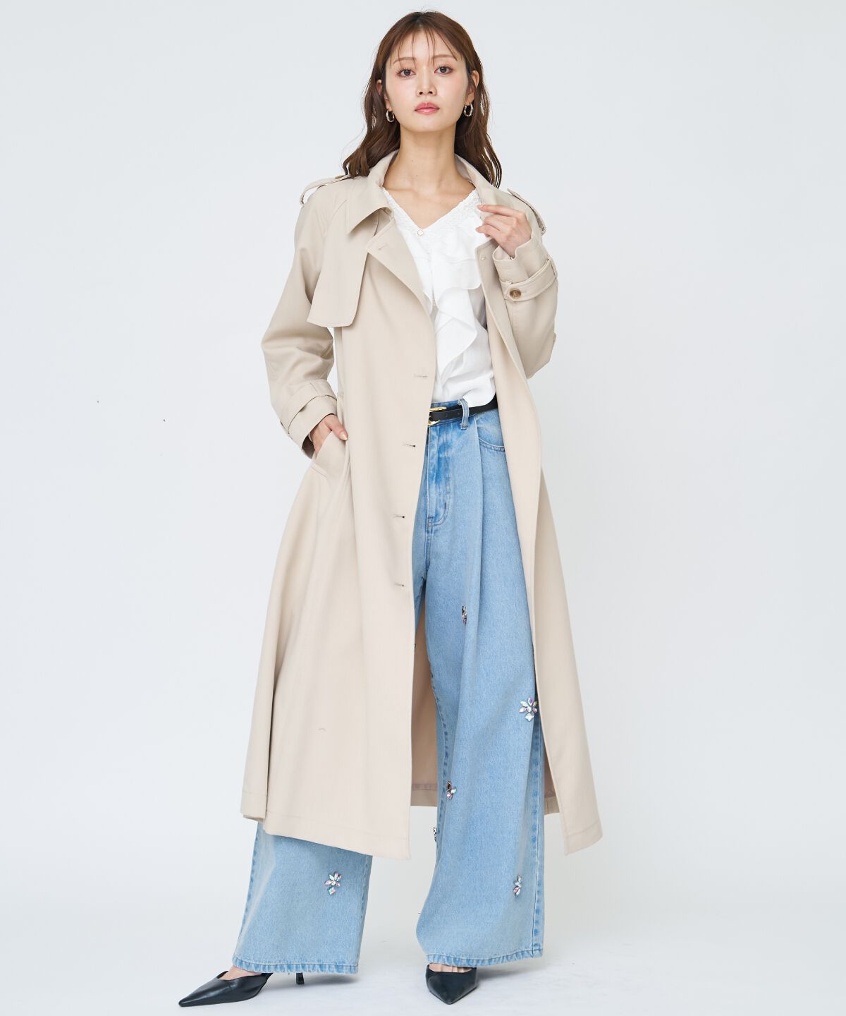 アンドクチュール「アイコニックトレンチコート」|トレンチコート|
