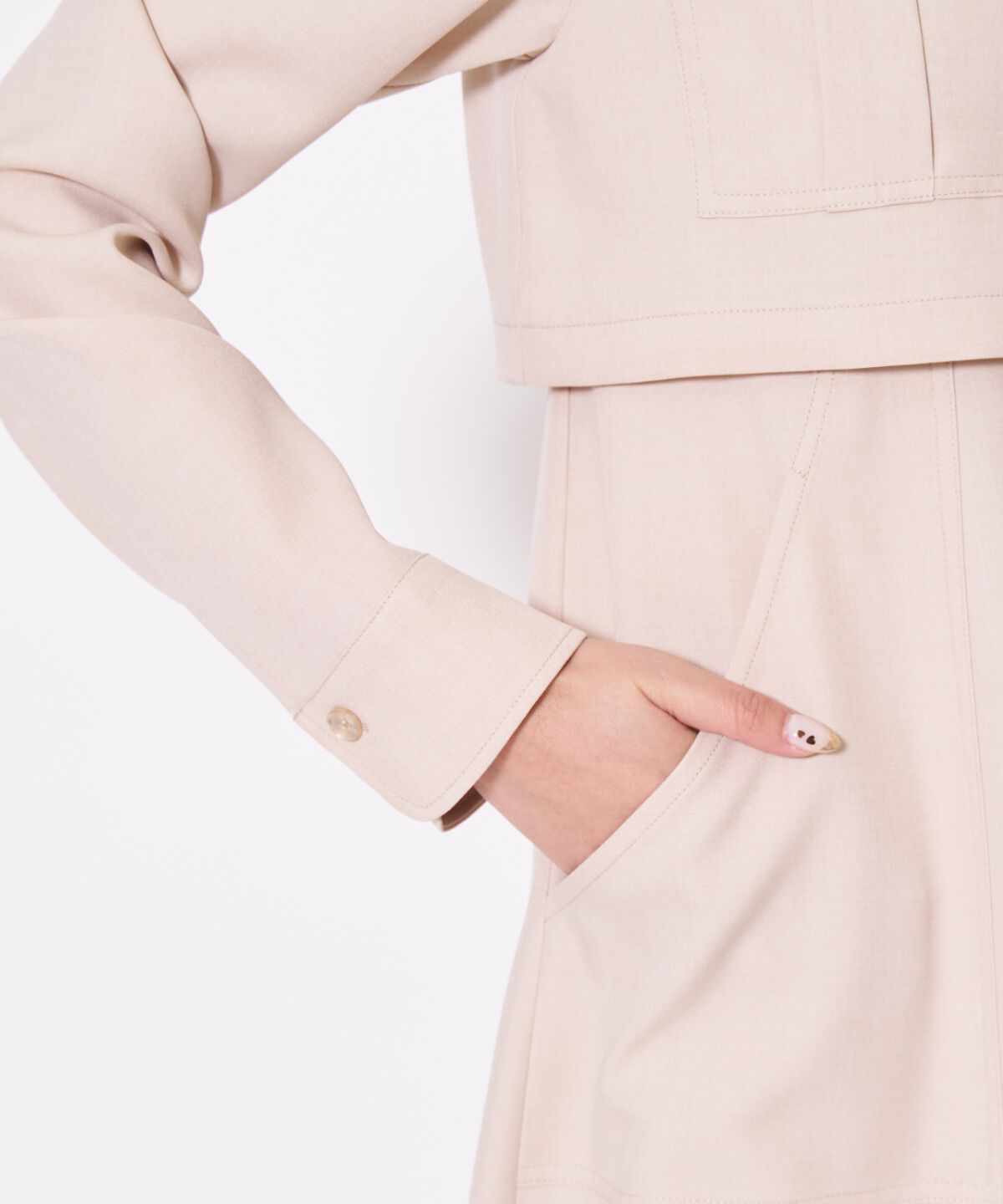 アンドクチュール「サファリシャツワンピース」|ワンピース|