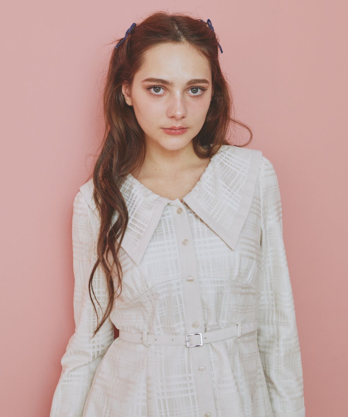 REDYAZEL「ビッグカラーレースミニワンピース」|ワンピース|