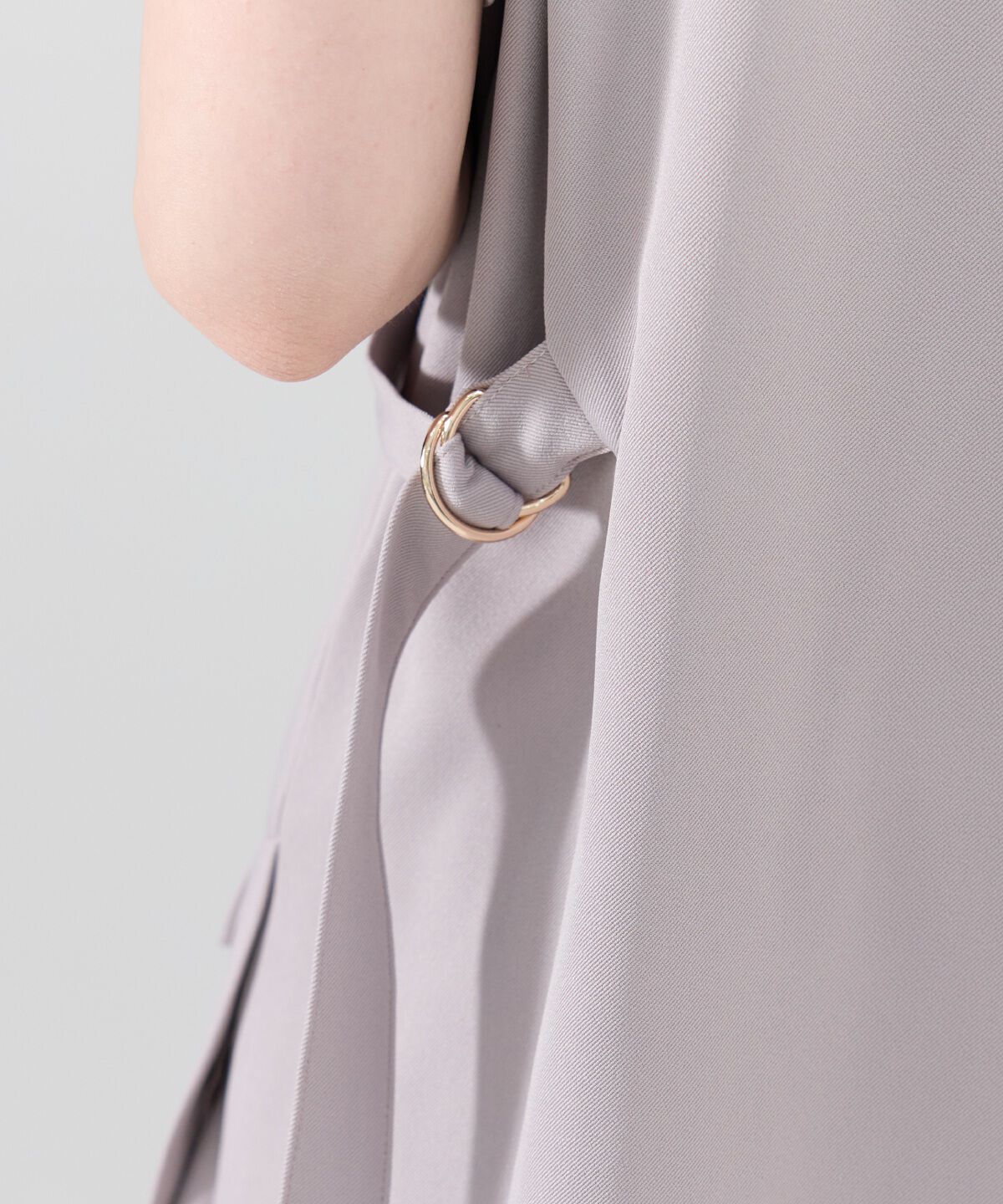 REDYAZEL「サイドベルト半袖ダブルジャケット」|テーラードジャケット|