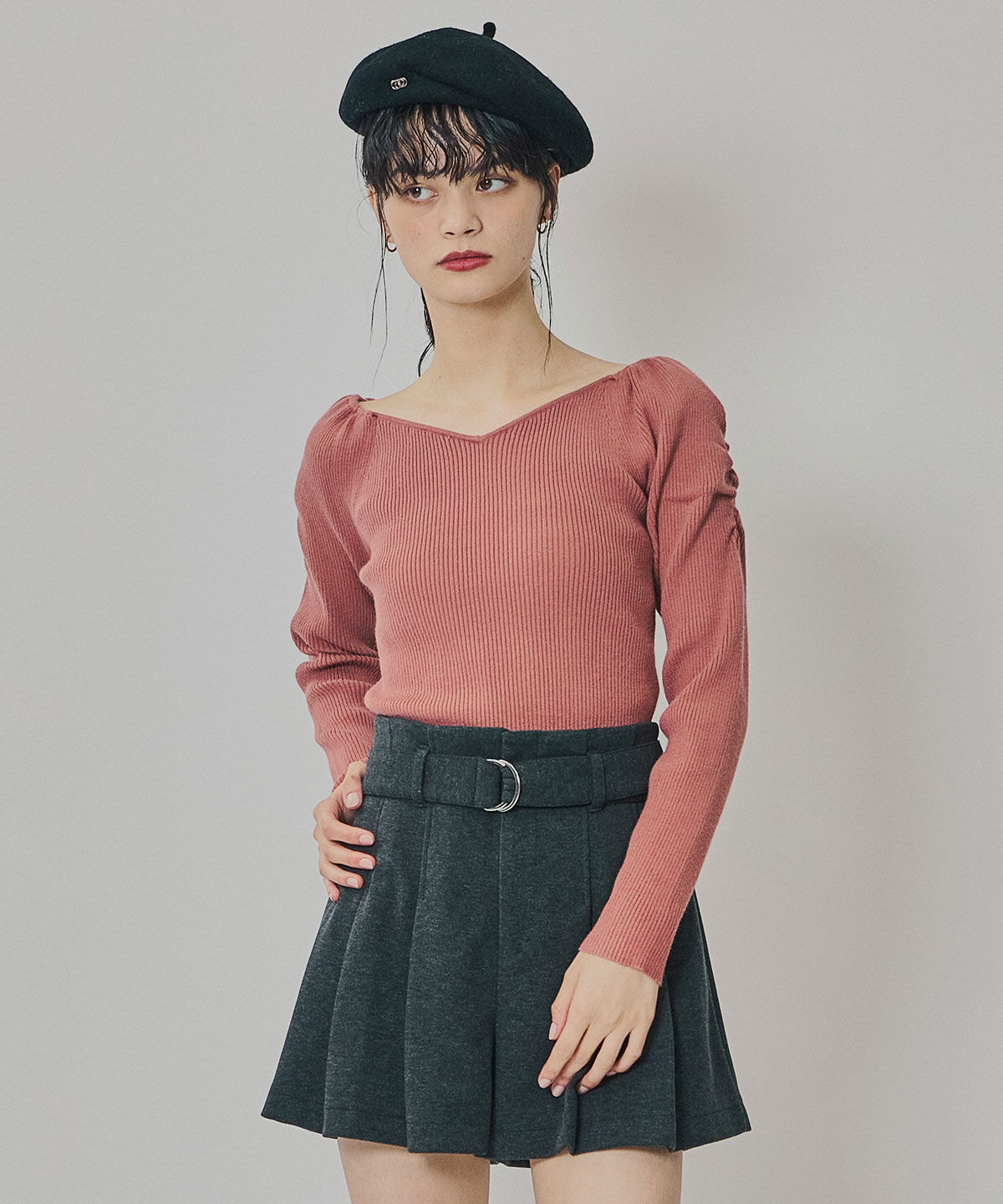 REDYAZEL「4wayリブニットトップス」|ニット・セーター|