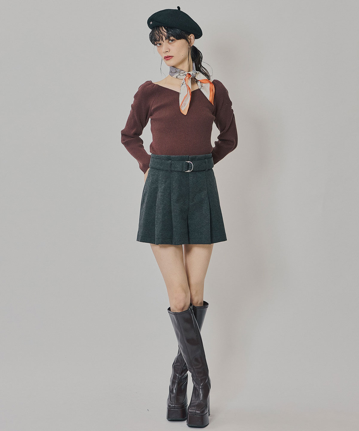 REDYAZEL「4wayリブニットトップス」|ニット・セーター|