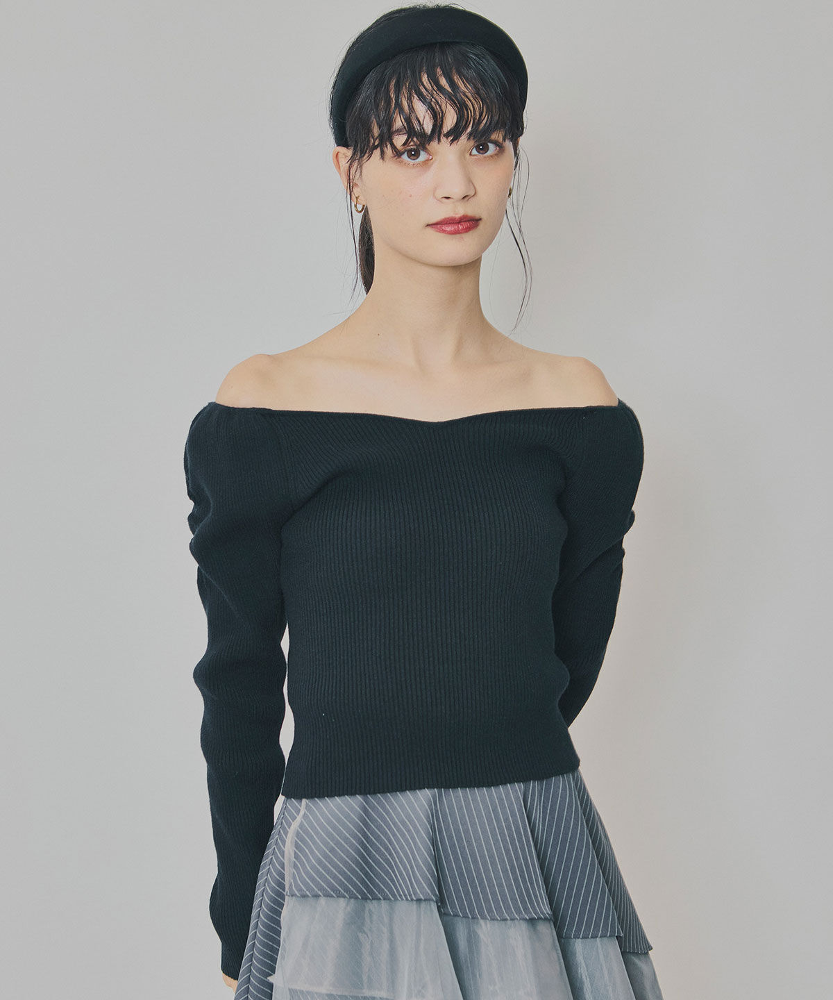 REDYAZEL「4wayリブニットトップス」|ニット・セーター|