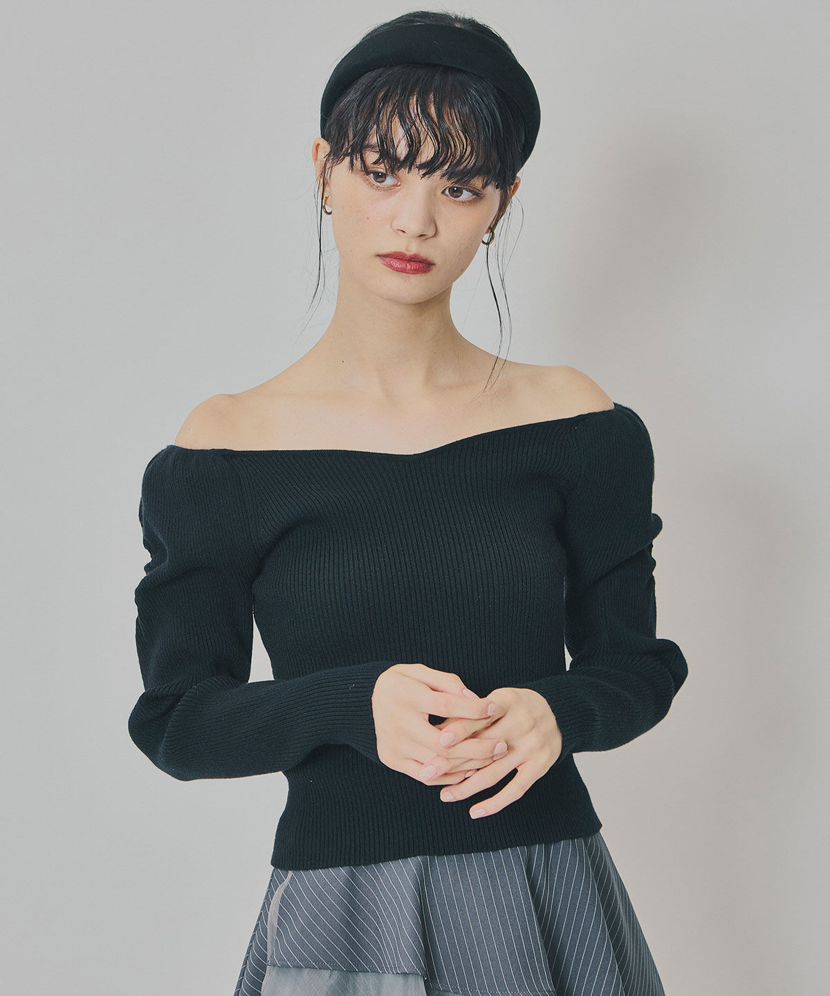 REDYAZEL「4wayリブニットトップス」|ニット・セーター|