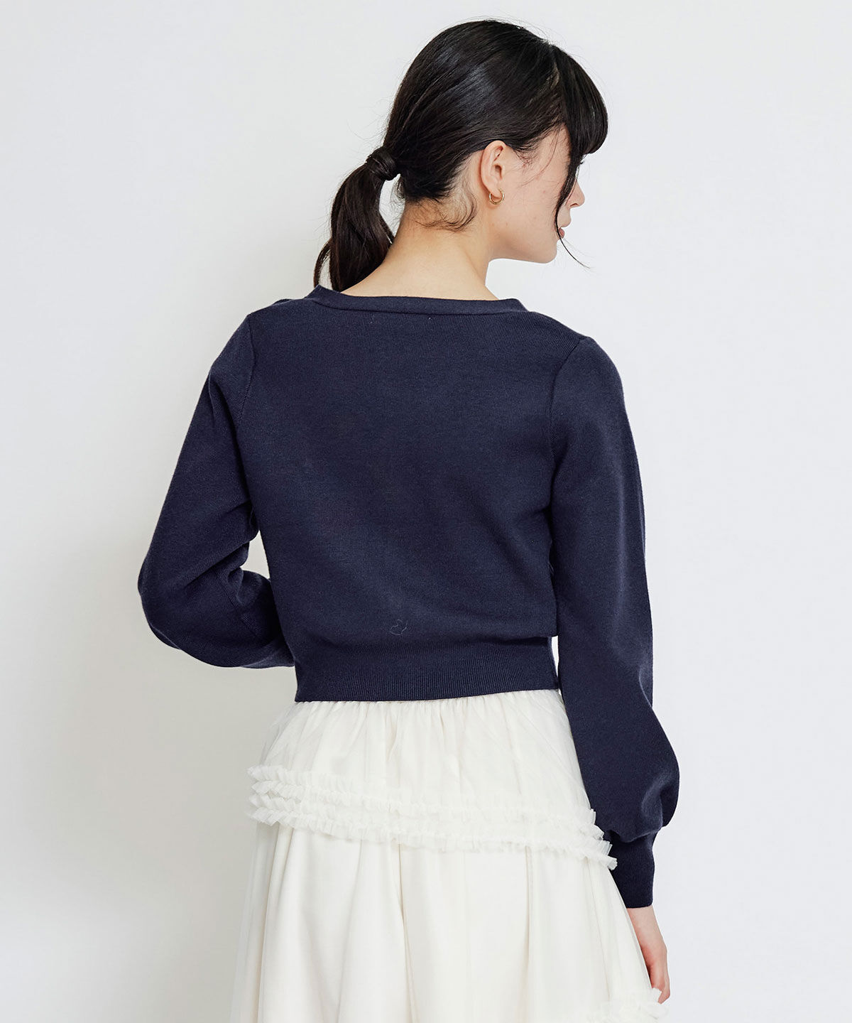 REDYAZEL「AzelyハートVネックカーディガン」|カーディガン|