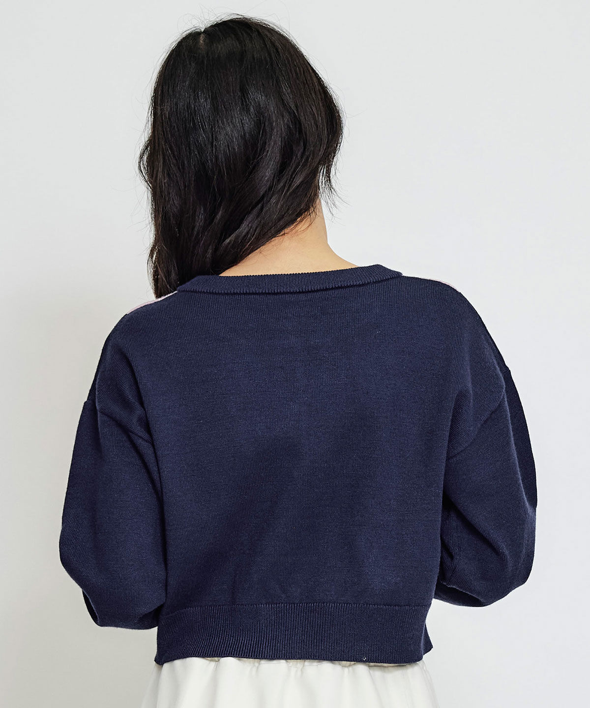 REDYAZEL「Love Me Heart アーガイルニットカーディガン」|カーディガン|